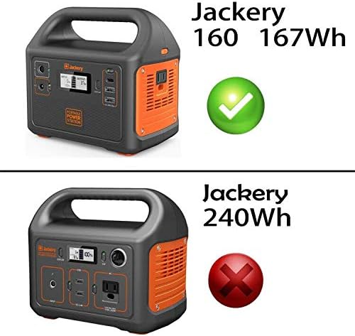 khanka Hard Travel Case Replacement for Jackery Portable Power Station Explorer 160 Solar Generator Lithium Battery Backup Power Supply
